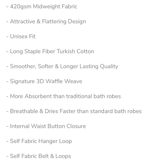 NEW MY HAPPY PLACE - Organic Turkish Cotton Grey Waffle River Size Small - $120 - Picture 5 of 12